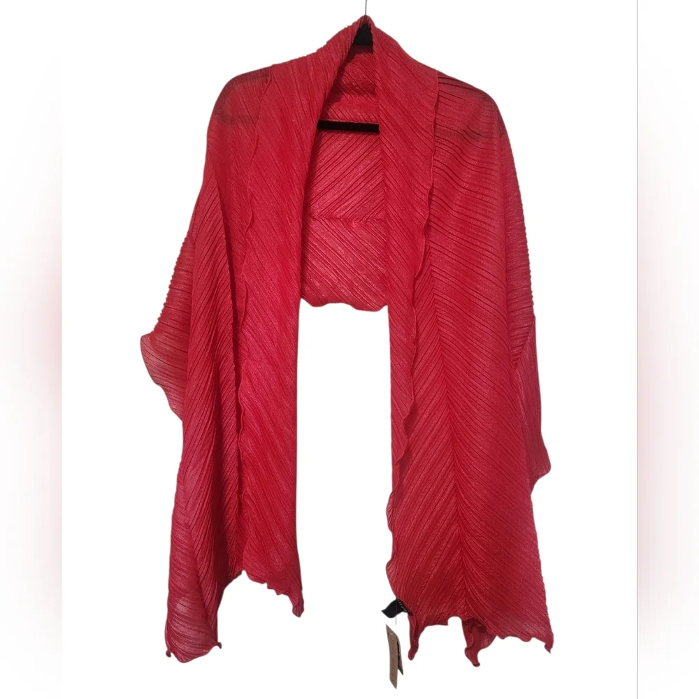 NEW! Steve Madden Red Lightweight Versatile Scarf Wrap Sarong